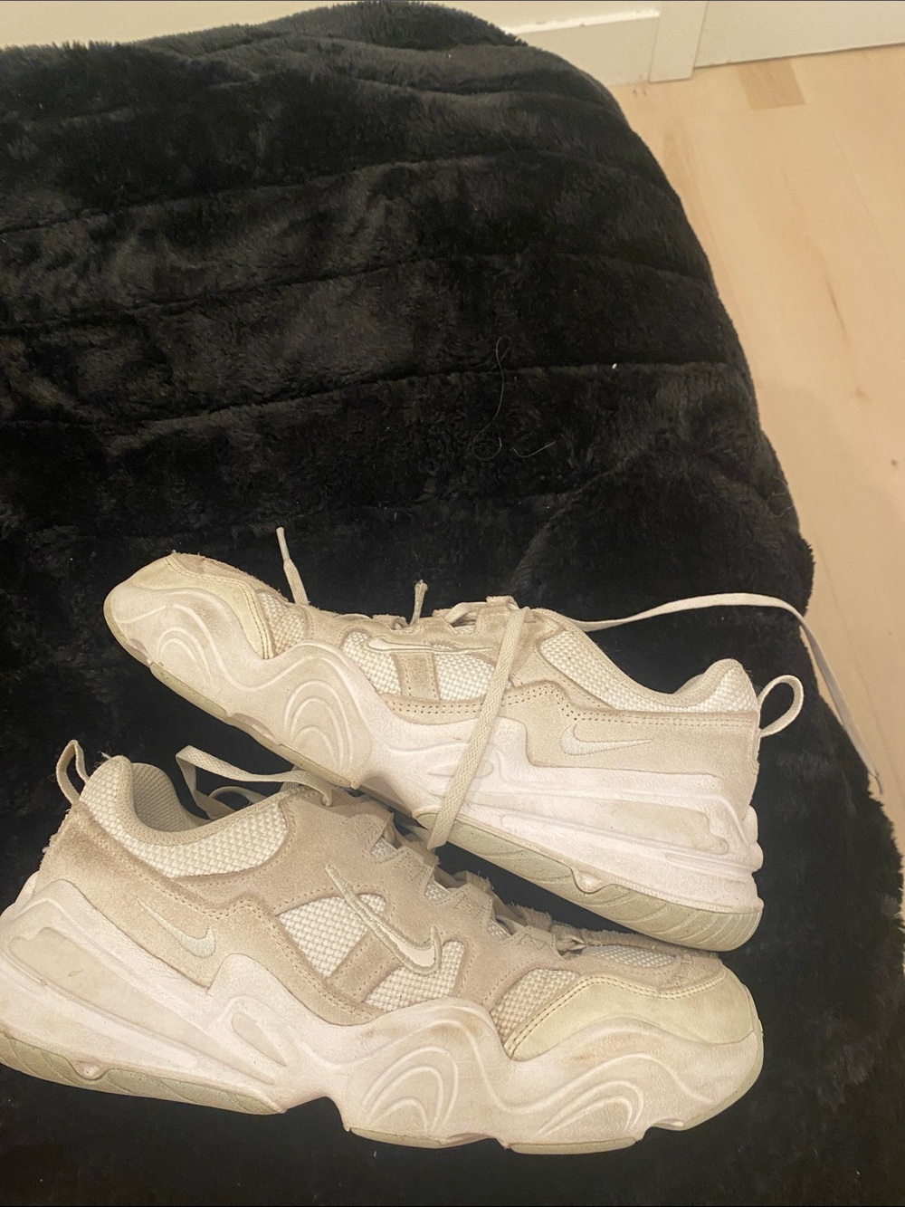 Nike Kids Beige/Tan Athletic Sneakers